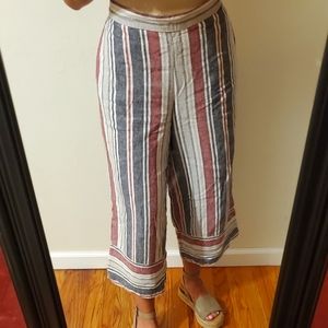 ZAC & RACHEL striped wide leg pants